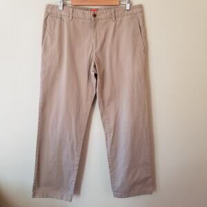 Boss Orange Label Khaki Pants, Size 38 x 32 Flat Front